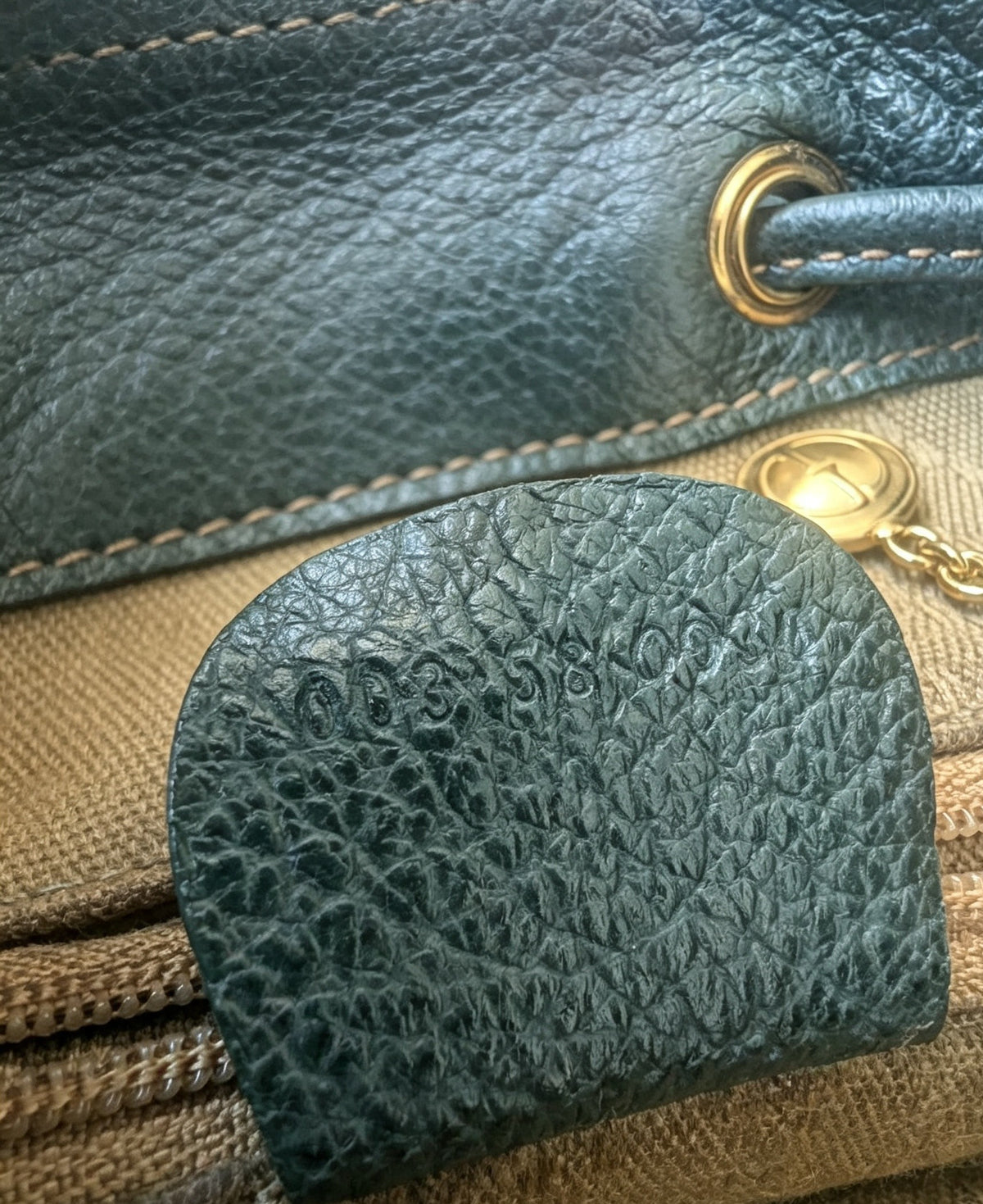 Vintage Gucci Bamboo Mini Backpack in Olive Green Suede – Professionally Restored with New Leather Straps