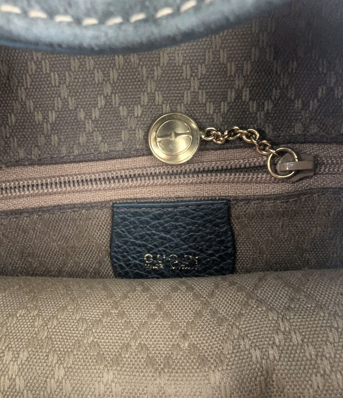 Vintage Gucci Bamboo Mini Backpack in Olive Green Suede – Professionally Restored with New Leather Straps