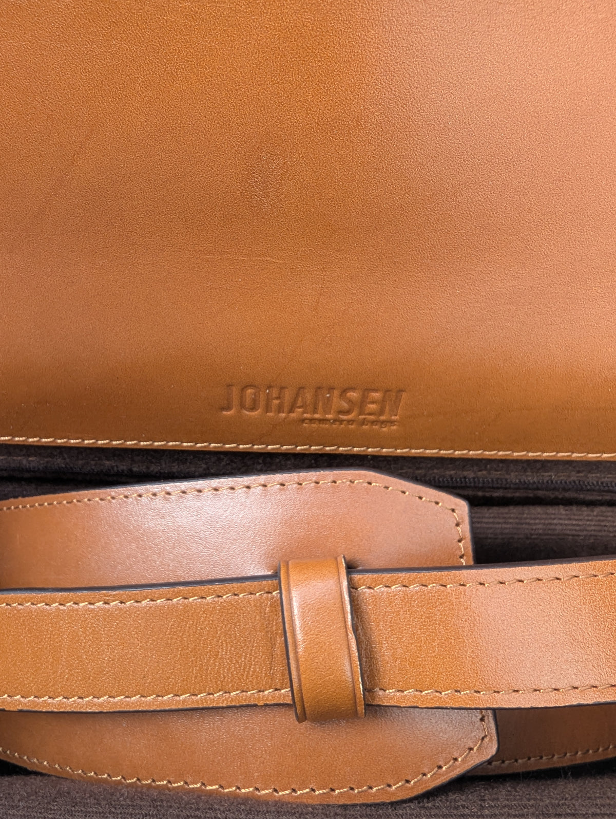 Jo Totes Johansen Siena Handcrafted Italian Leather Camera Bag - Tan (Brand New With Tags)